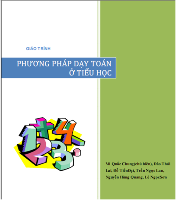 Phương pháp dạy học toán Tiểu học